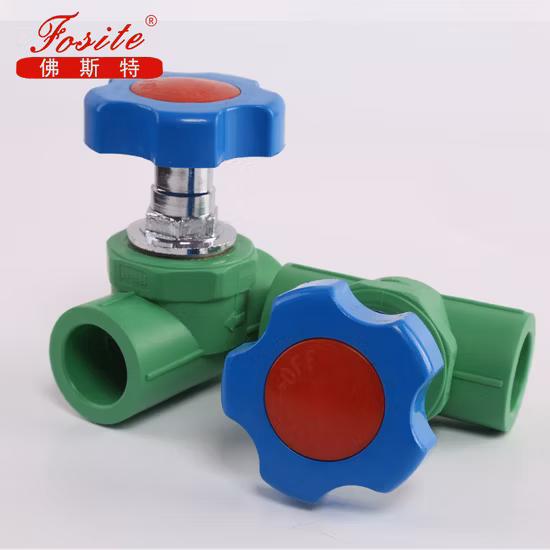 High Quality PPR Pipe Fitting Building Material Plastic Stop Valve Gate Valve