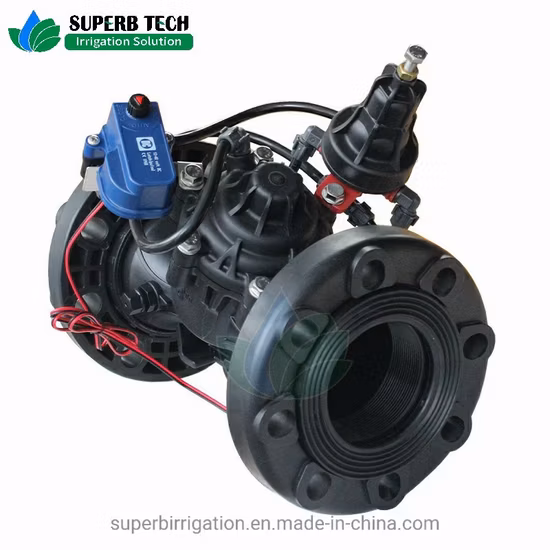 Válvula reductora de presión de solenoide eléctrica automática del sistema de riego por goteo
